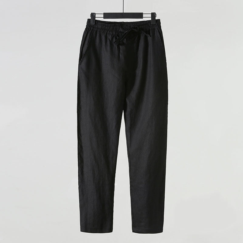 Pantaloni di Lino alla Caviglia - Old Money®