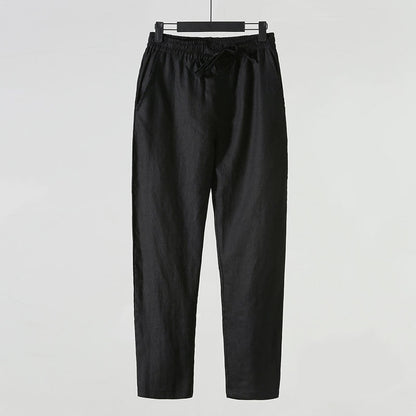 Pantaloni di Lino alla Caviglia - Old Money®