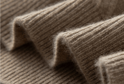 Maglione Girocollo con Trecce in Cashmere - Old Money® - Old Money®