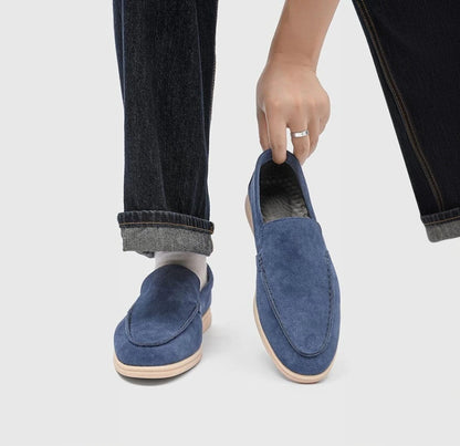 Mocassini Driving Shoes Uomo Camoscio Old Money | Old Money®